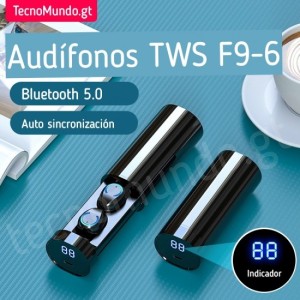 Audífonos bluetooth F9-6 TWS Versión Cilíndrica