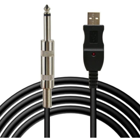 Cable 6.5mm a USB para intrumento